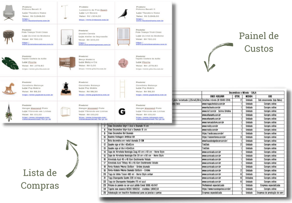 caderno decoração projeto design e arquitetura de interiores